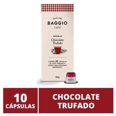 Imagem de 10 Cápsulas Para Nespresso - Café Baggio - Chocolate Trufado - Baggio 