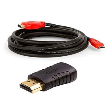 Imagem de Cabo HDMI para Mini HDMI + Adaptador - 10 Metros