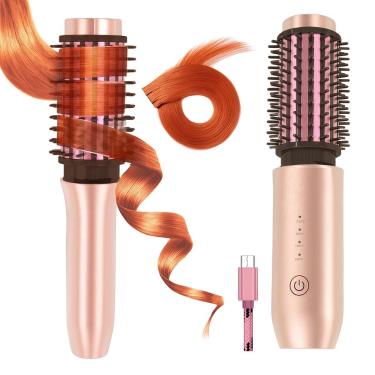 Imagem de Escova para modelar e alisar sem fio Satxtrem 2 em 1