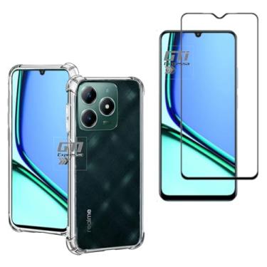 Imagem de Kit Capa Anti Impacto e Película Para Realme C61 e C63