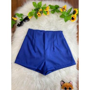 Imagem de Belala Moda Short novo feminina com zíper na esquerda sem bolso e sem 