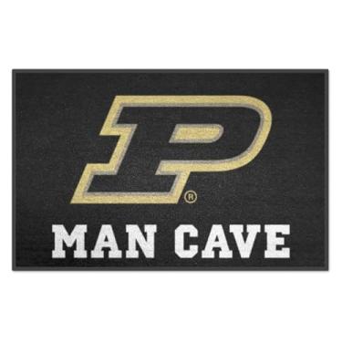 Imagem de FANMATS 14600 Purdue University Nylon Universal Man Cave Starter Mat Team Color, 48 x 76 cm