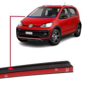 Imagem de Borracha Arremate Inferior Vidro Parabrisa Volkswagen Up 2014 a 2021 B