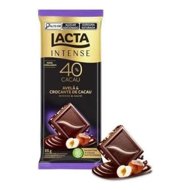 Imagem de Chocolate Lacta Intense 40% cacau Avela 85g