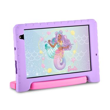 Imagem de Tablet Multi Barbie M8 NB434 Tela 8 Polegadas 64GB RAM 6GB - Rosa