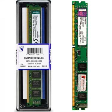 Imagem de Memória Ram Desktop 8gb 1333Mhz Ddr3 KvR1333d3n9/8G Kingston