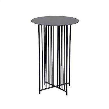 Imagem de Suporte para Bolo Expositor de dim sum Plataforma criativa redonda para armazenamento de sobremesas Suporte para bolos e salgadinhos Suporte para Sobremesa(Preto,Grande)