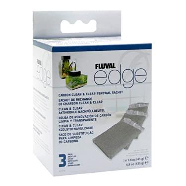 Imagem de Fluval Sachês de renovação EDGE Carbon Clean & Clear – Pacote com 3