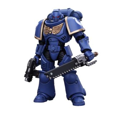 Imagem de Joytoy Warhammer 40K Space Marines 1/18 Action Figures Joy Toy Mecha Figure Model Ultramarines Outriders Brother Catonus