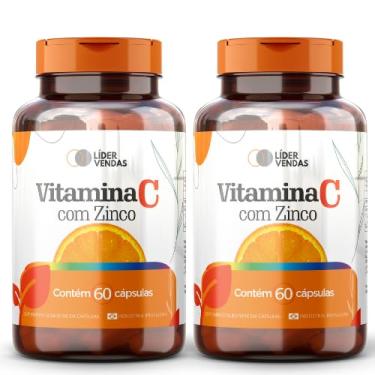 Imagem de Vitamina C - 500mg com 60 cápulas - 2 potes