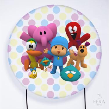 Imagem de Painel Decorativo para Festa 1,30x1,30 metros Vesti Fácil com Elástico Pocoyo - Fera Print