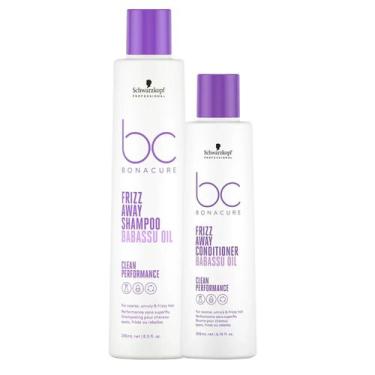 Imagem de Kit Schwarzkopf BC Bonacure Frizz Away - Shampoo 250ml + Condicionador