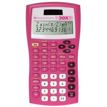 Imagem de TI30XIISPINK - Descrição: Calculadora científica TI-30XIIS, rosa - calculadora científica TI-30XIIS - cada