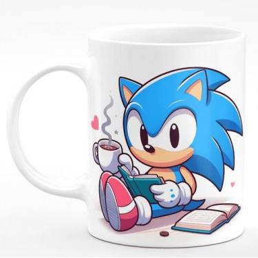 Imagem de Caneca de Porcelana Sonic the Hedgehog 325ml Heart - PRMUG