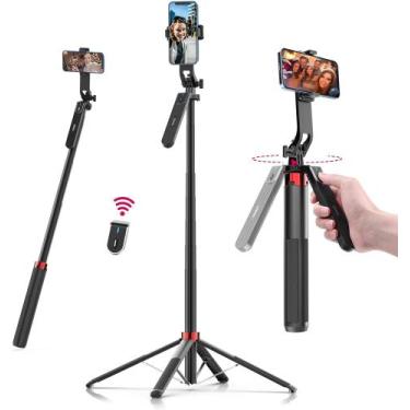 Imagem de Tripé Ulanzi MA-09 com controle remoto bluetooth e suporte celular, Pr