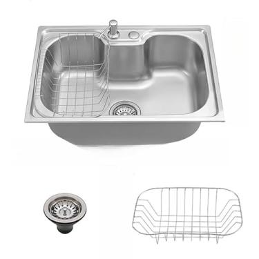 Imagem de Kit Cuba Gourmet Cozinha Aço Inox 60x42cm E Torneira Gourmet(Apenas com CUBA 60CM)