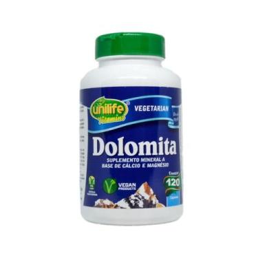 Imagem de Dolomita D 120 Cápsulas - Unilife Vitamins, Magnésio, Vitamina d, Vita