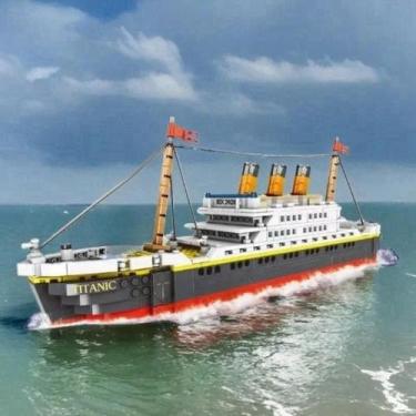 Imagem de Blocos De Construção De Navio Titanic Infantil Brinquedo De Montagem E