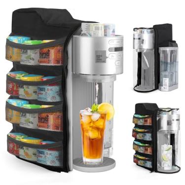 Imagem de Capa antipoeira para máquina de refrigerante Ninja Thirsti Max, sistema de hidratação personalizado, máquina de refrigerante WC2002, bolsa com bolsos de armazenamento compatível com gotas de água com