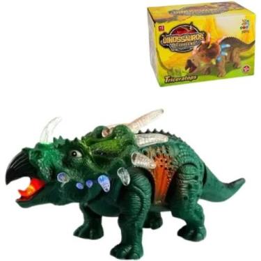 Imagem de Dinossauros TRICERATOPS Led - Jr Toys