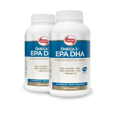 Imagem de Kit 2 Ômega 3 Epa Dha Vitafor 240 Cápsulas