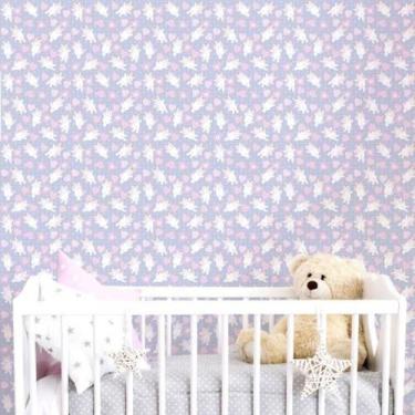 Imagem de Papel de Parede Infantil Unicórnio Baby - CASA H