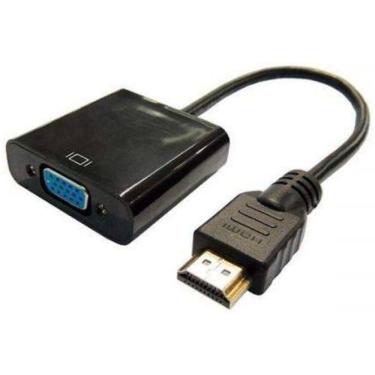 Imagem de Cabo Adaptador Conversor Hdmi Vga Saída Com Áudio