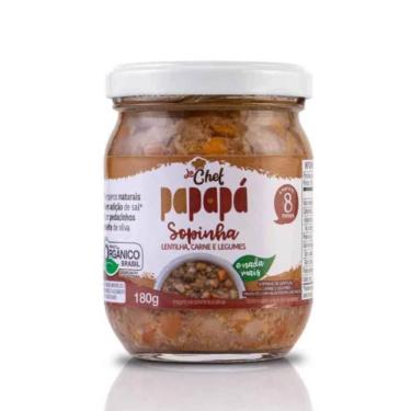 Imagem de Sopinha Papapá La Chet Lentilha, Carne e Legumes 180g