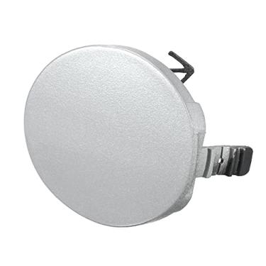 Imagem de X AUTOHAUX Tampa do gancho do reboque do para-choque dianteiro do carro gancho do reboque substituição da tampa do furo do olho 52127-0D908 para Toyota Yaris 4 portas Sedan 2006-2013 prateado