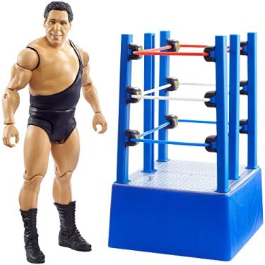 Imagem de WWE Wrestlemania Moments Andre The Giant 6 inch Action Figure Ring Cart with Rolling WheelsCollectible Gift for WWE Fans Ages 6 Years Old and Up