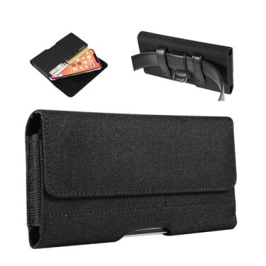 Imagem de Capa com clipe de cinto de nylon para celular para iPhone 15 Pro Max 16e 16 Pro 15 14 Pro Google Pixel 9 Pro 9a 8 8a 7 7a 6 Samsung Galaxy S25 S24 Plus S23 FE S22 Plus S21 FE S20 FE A15 A25 A54