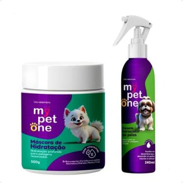 Imagem de Máscara de Hidratação + Desembaraçador de Pelos Mypetone - 500g