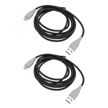 Imagem de Cabo de Substituição de 2pcs OFC para Fone de Ouvido MMX150, Cabo de Fone de Ouvido de 6,56 Pés de 6,56 Pés Tipo C para USB, Qualidade de Som Sem Perdas, Plug Play for PC, Laptop