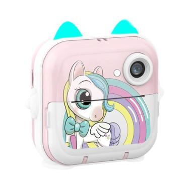 Imagem de Câmera Digital Infantil Com Impressão Instantânea, Cartão 32G, Meninos