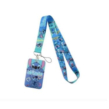 Imagem de Porta Crachá Stitch Disney Com Cordão Personalizado - xtled