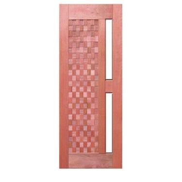 Imagem de Porta de Entrada Maciça Pivotante Imperial para Vidro - Madeira, 2,10 