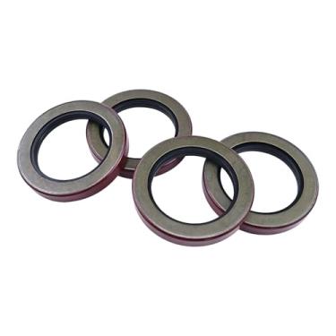 Imagem de HOLDWELL 4 peças de vedação de óleo 7.9 cm X 11.4 cm 010-056-00 Compatível com eixos de reboque Dexter 10K 12K 15K AL-KO 10K-16K eixos Rockwell 12K-16K