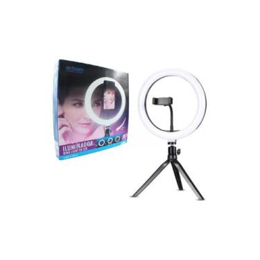 Imagem de Iluminador ring light de led 10 pol exbom ilum-r10w12