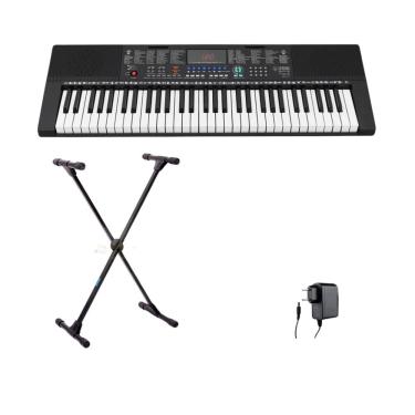 Imagem de Kit Teclado Arranjador Spring Tc161 61 Teclas + Suporte