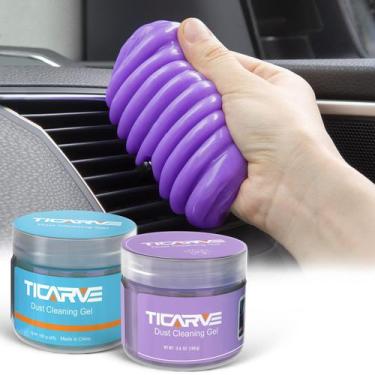 Imagem de Gel de limpeza TICARVE Car Cleaning Putty 320 g/11,2 oz, pacote com 2
