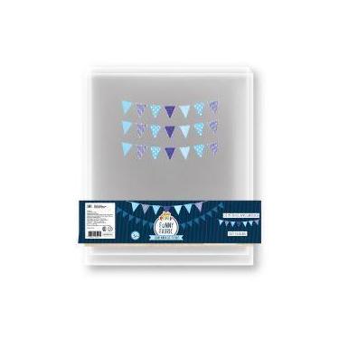 Imagem de Varal Decorativo de Tecido Com 3 Metros Azul - Festas e Fantasias