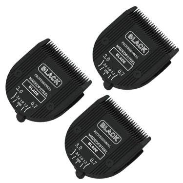 Imagem de colorski 3 peças de lâminas de substituição ajustáveis 5 em 1 compatíveis com Wahl 5 em 1 Clipper Bravura, Chromado, Creativa, Figura, Motion, Supergroom Dog Grooming Clippers (preto)