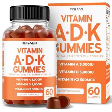 Imagem de Suplemento Dorado Nutrition ADK Vitamin D3 K2 Gummies 60 ct