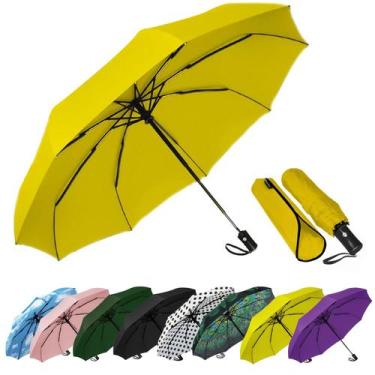 Imagem de Guarda-chuva SIEPASA Windproof Travel Compact Automatic Amarelo