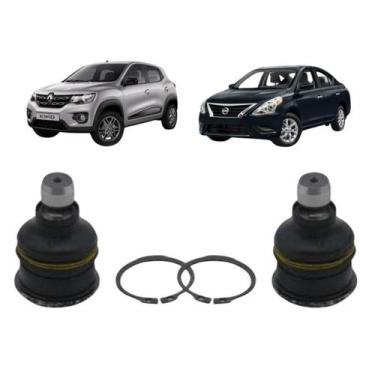 Imagem de 02 Pivô Suspensão Dianteira Renault Kwid 2017 A 2020 - NAKATA, DIANTEI