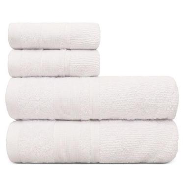 Imagem de Jogo de Toalha Banhão Master 100% Algodão 4 Peças Gramatura 550 Appel 