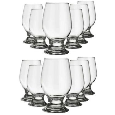 Imagem de Jogo de copos Vidro Nadir Suco Agua Paulista 300 Ml 12 unids - Nadir F