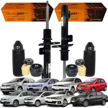 Imagem de Kit Amortecedor Batente Coifa Coxim Dianteiro Volkswagen Gol  Voyage G