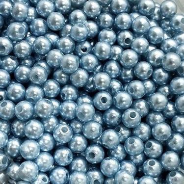 Imagem de PÉROLA DE ABS LISA Nº 06 20G PEROLA 6 MM - LADEIRA BIJUTERIAS, AZUL JE