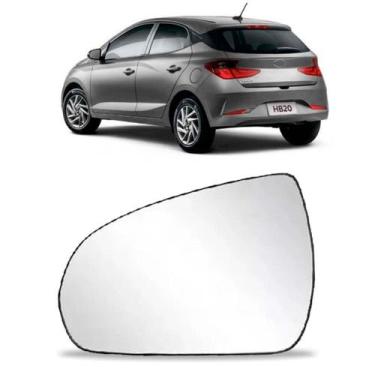 Imagem de Lente Subconjunto Retrovisor Hb20 2020 A 2022 - SP ACESSÓRIOS, Esquerd